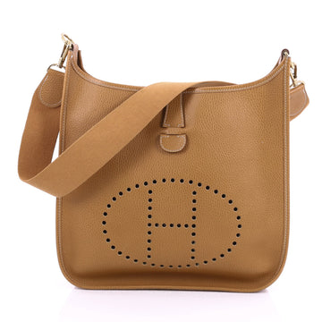 Hermes Evelyne Crossbody Gen I Ardennes GM Brown 1857803