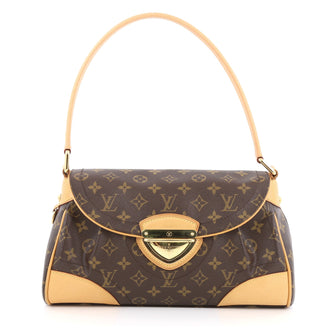 Louis Vuitton Beverly Handbag Monogram Canvas MM Brown 1857806