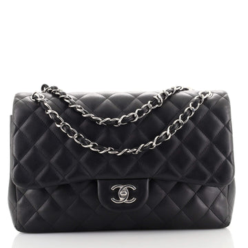 Chanel Classic Double Flap Bag Quilted Lambskin Jumbo