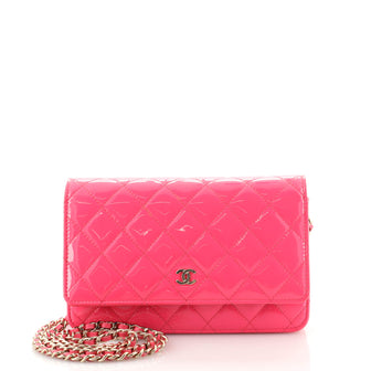 Chanel Wallet on Chain Quilted Patent