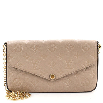 Louis Vuitton Felicie Pochette Monogram Empreinte Leather