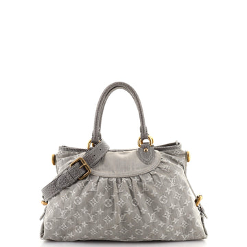 Louis Vuitton Neo Cabby Handbag Denim MM