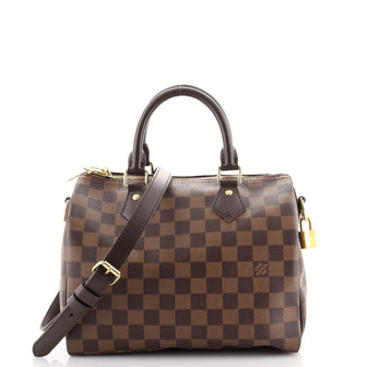Louis Vuitton Speedy Bandouliere Bag Damier 25