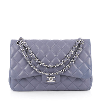 Chanel Classic Double Flap Bag Quilted Lambskin Jumbo 1858604