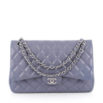 Chanel Classic Double Flap Bag Quilted Lambskin Jumbo 1858604