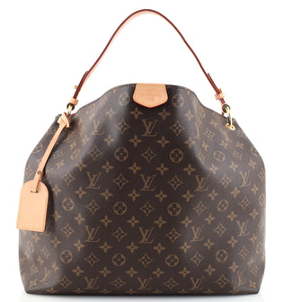 Louis Vuitton Graceful Handbag Monogram Canvas MM