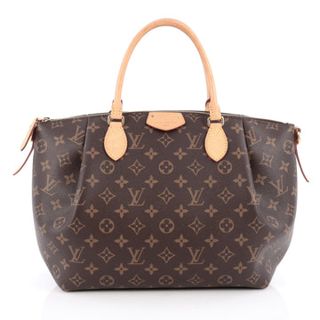 Louis Vuitton Turenne Handbag Monogram Canvas MM Brown