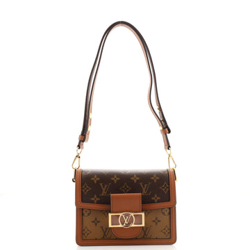 Louis Vuitton Dauphine Shoulder Bag Reverse Monogram Canvas Mini