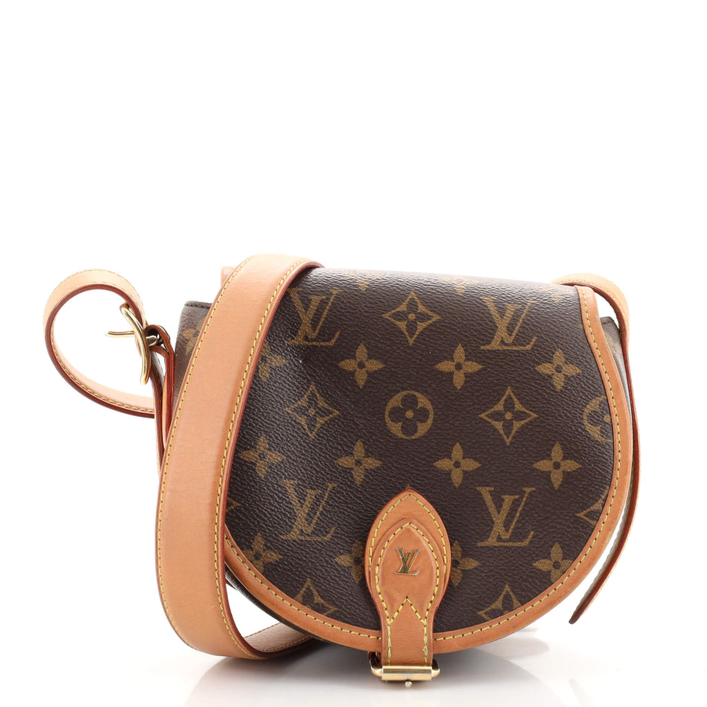 Louis Vuitton Tambourin NM Handbag Monogram Canvas Brown