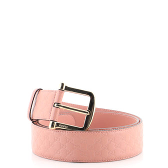 Gucci Buckle Belt (Outlet) Microguccissima Leather Wide