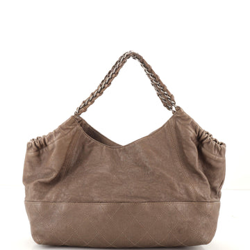 Chanel Baby Coco Cabas Quilted Leather Medium