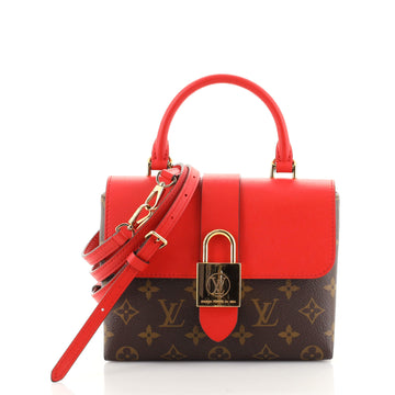 Louis Vuitton Locky Handbag Monogram Canvas with Leather BB