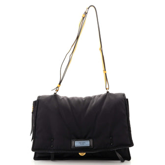 Prada Etiquette Flap Bag Tessuto Medium