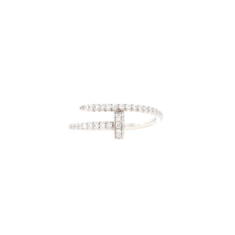 Cartier Juste un Clou Paved Ring 18K White Gold with Diamonds Small