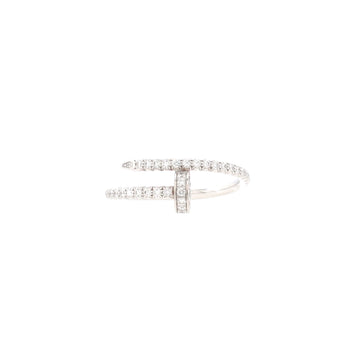 Cartier Juste un Clou Paved Ring 18K White Gold with Diamonds Small