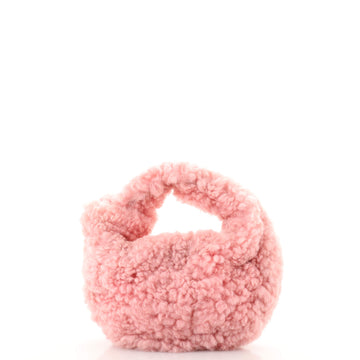 Bottega Veneta BV Jodie Hobo Shearling Mini