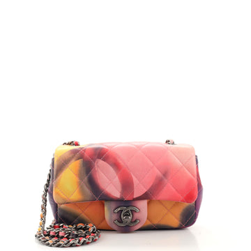 Chanel Flower Power Flap Bag Quilted Lambskin Extra Mini
