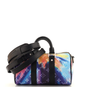 Louis Vuitton Keepall Bandouliere Bag Limited Edition Monogram Sunset Canvas XS
