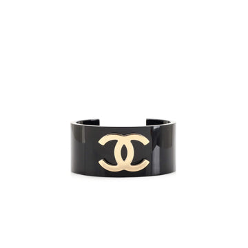 Chanel CC Cuff Bracelet Resin with Metal