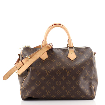 Louis Vuitton Speedy Bandouliere Bag Monogram Canvas 30