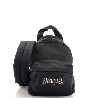 Balenciaga Oversized Mini Backpack Nylon Black 1861261