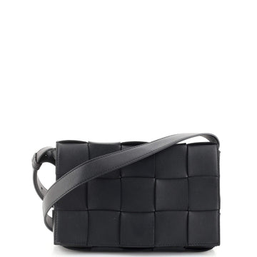 Bottega Veneta Cassette Crossbody Bag Maxi Intrecciato Leather