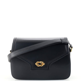 Gucci Vintage Flap Shoulder Bag Leather Small