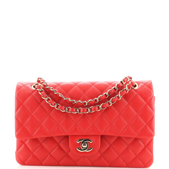 Chanel Classic Double Flap Bag Quilted Caviar Medium