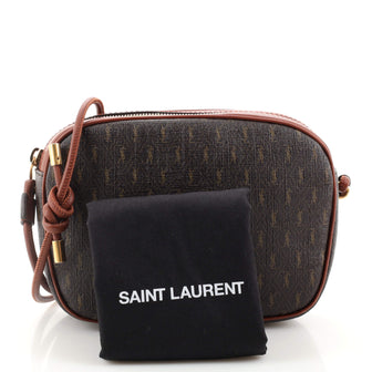 Saint Laurent Le Monogramme Crossbody Bag Monogram All Over Coated Canvas and Leather Small