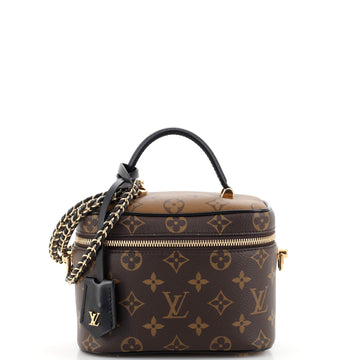 Louis Vuitton Vanity Handbag Reverse Monogram Canvas PM