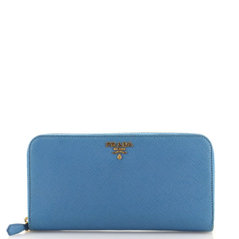 Prada Zip Around Wallet Saffiano Leather Long