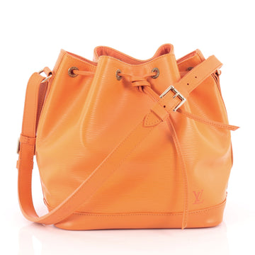 Louis Vuitton Petit Noe NM Handbag Epi Leather Orange