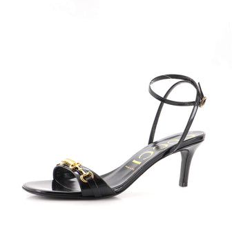 Gucci Women's Moorea Heeled Sandals Patent