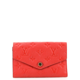 Louis Vuitton Compact Curieuse Wallet Monogram Empreinte Leather