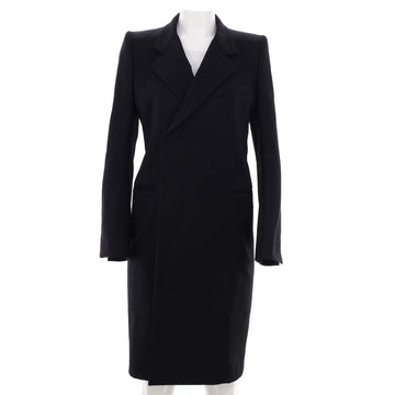 Balenciaga Men's Double Breasted Coat Wool