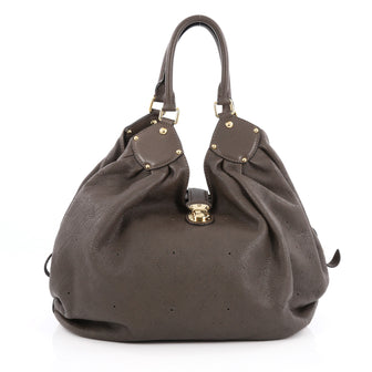 Louis Vuitton XL Hobo Mahina Leather Neutral