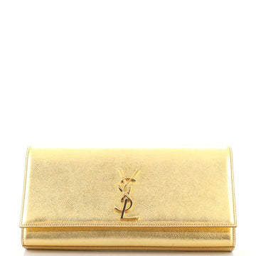 Saint Laurent Classic Monogram Clutch Leather Long
