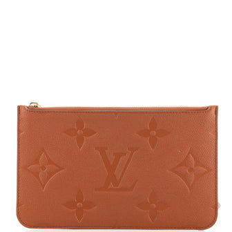 Louis Vuitton Neverfull Pochette Monogram Empreinte Giant Large