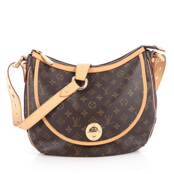 Louis Vuitton Tulum Handbag Monogram Canvas GM Brown