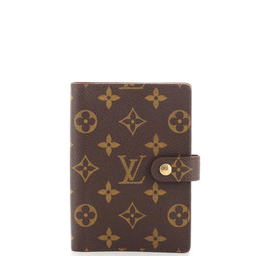 Louis Vuitton Ring Agenda Cover Monogram Canvas PM