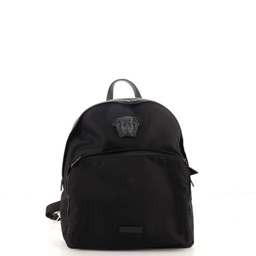 Versace Medusa Zip Backpack Nylon Medium