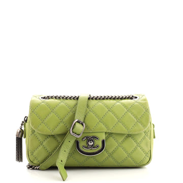 Chanel Paris-Edinburgh Coco Sporran Flap Bag Quilted Calfskin Medium