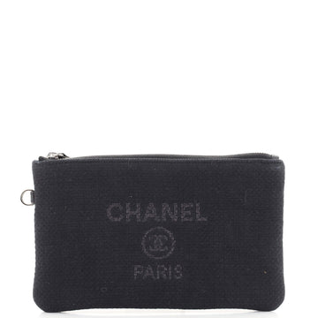 Chanel Deauville Pouch Mixed Fibers Small