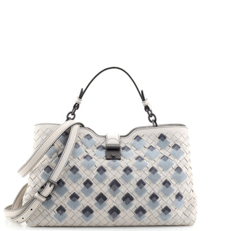 Bottega Veneta Napoli Tote Intrecciato Nappa with Tufted Detail Medium