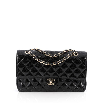 Chanel Classic Double Flap Bag Quilted Patent Medium 1863701