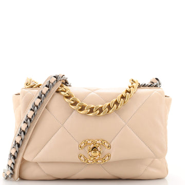 Chanel 19 Flap Bag Quilted Leather Medium