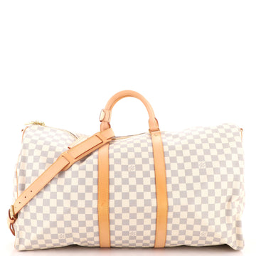 Louis Vuitton Keepall Bandouliere Bag Damier 55