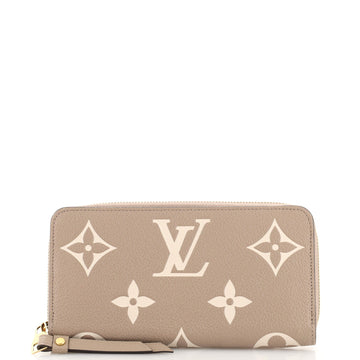 Louis Vuitton Zippy Wallet Bicolor Monogram Empreinte Giant