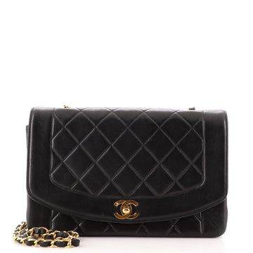 Chanel Vintage Diana Flap Bag Quilted Lambskin Medium