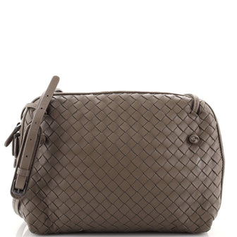Bottega Veneta Double Compartment Pillow Crossbody Bag Intrecciato Nappa Medium